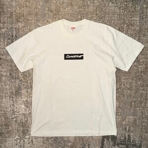Supreme Futura Box Logo White Size Mens Large